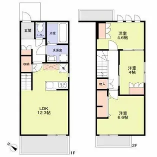 COMO MAISON【1階】の間取り