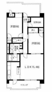ヴァンクレール ONE【303号室】の間取り