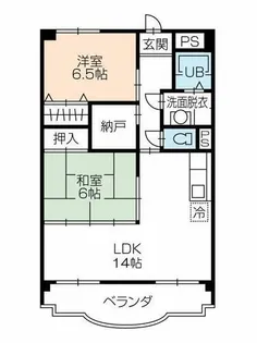 イーストパレス【3階】の間取り
