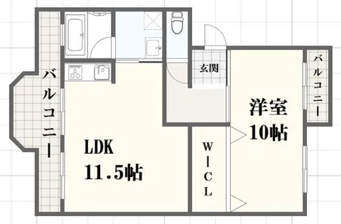アイマンション【2階】の間取り