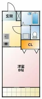 レインボウハイム【2階】の間取り