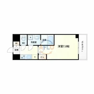 スプランディッドⅡ【5階】の間取り