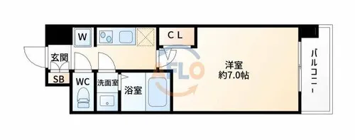 セレニテ新大阪プリエ【6階】の間取り