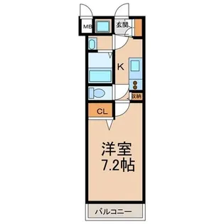 プラウランド小牧【5階】の間取り