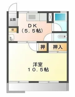 坂上アンビロン【11号室】の間取り