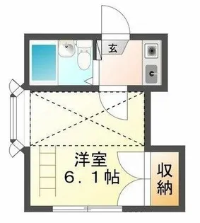 レオパレス豊橋第3【201号室】の間取り