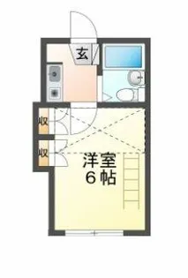 ペアパレス東田【2階】の間取り