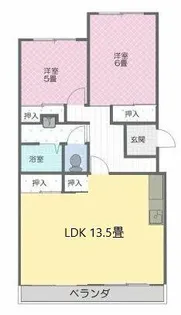 アメニティ飯野【3階】の間取り