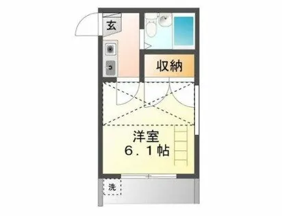 レオパレス豊橋第3【205号室】の間取り