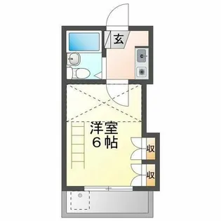 ペアパレス東田【2階】の間取り