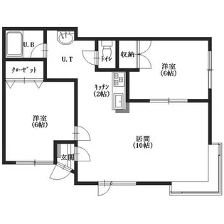 orangeぱれっと【6号室】の間取り