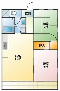 アスカ Ⅱ【2階】の間取り