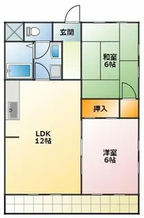 アスカ Ⅱ【2階】の間取り