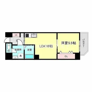 LIEN FORT【501号室】の間取り