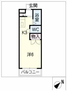 アイリス小池【103号室】の間取り