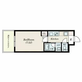 CITY SPIRE 名古屋本陣【3階】の間取り