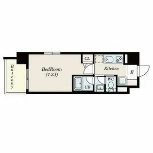 CITY SPIRE 名古屋本陣【11階】の間取り