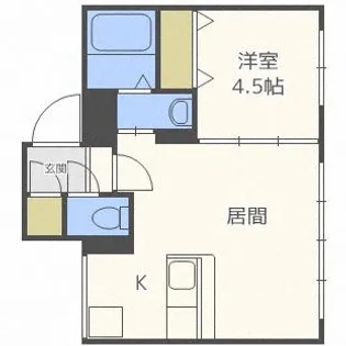 ETOILE【101号室】の間取り