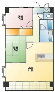 プランドール ONE【402号室】の間取り