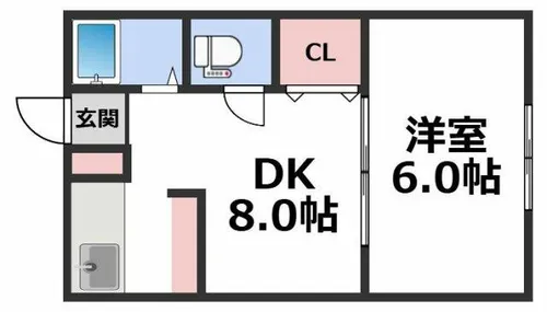 金沢マンション【2階】の間取り