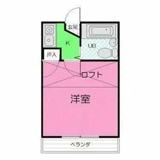 フォレスト小池【105号室】の間取り