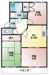 サンジェイド【2階】の間取り