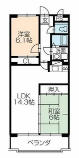 NH菰口【3階】の間取り