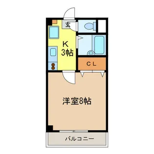 メゾン・ルミエラ【203号室】の間取り