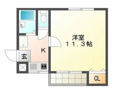 サニーコートOKADA【2階】の間取り