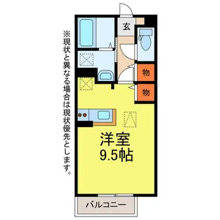 エルメゾンネクストⅠ【1階】の間取り