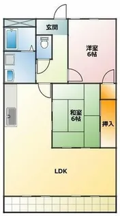 岩月ビルディング【208号室】の間取り
