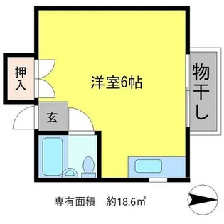 メゾンドアリス【3階】の間取り