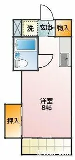 ユトリロ北山【4階】の間取り