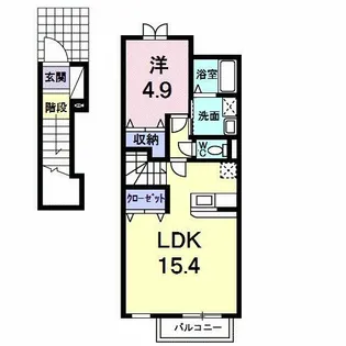 プロムナード 牛川通 C【2階】の間取り