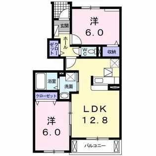 モデラート【1階】の間取り
