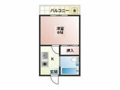 ユトリロ草間【3階】の間取り