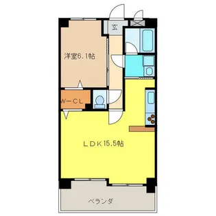 BELLE VILLE Ⅵ【1階】の間取り