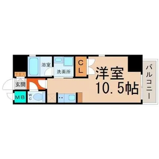 LUMINOUS東別院【7階】の間取り