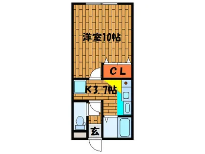 トクトラストⅢ【203号室】の間取り