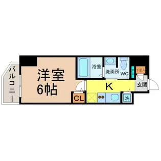 プレサンス鶴舞グリーンパーク【6階】の間取り