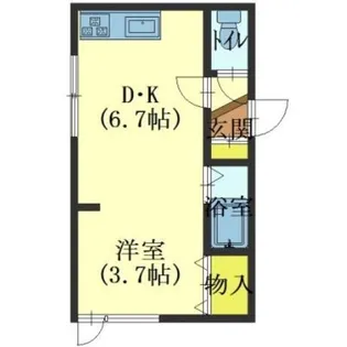 ハイツサンロード【201号室】の間取り
