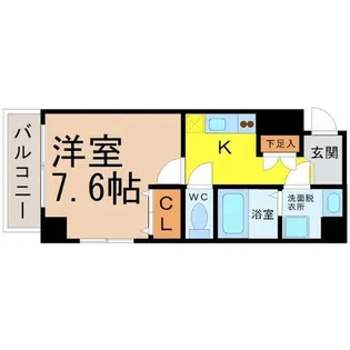 LEXCEED izumi(レクシードイズミ)【5階】の間取り