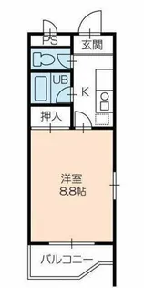 フィオーレ88【3階】の間取り
