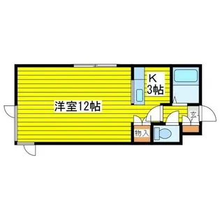 アルファアパル北11条Ⅱ【301号室】の間取り