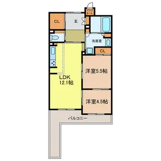 マスターズステージ泉ヶ丘【916号室】の間取り