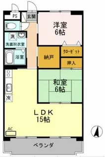 ファインビレッジ【3階】の間取り