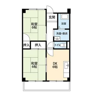 コーポ太閣【2階】の間取り