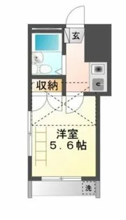 レオパレス東田第一【207号室】の間取り