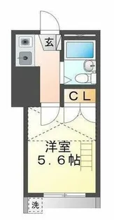 レオパレス東田第一【106号室】の間取り