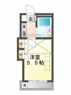 レオパレス東田第一【2階】の間取り